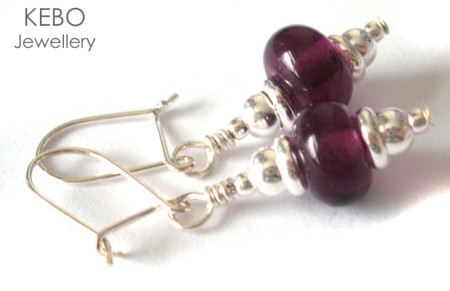 Delightfully Damson Earrings-