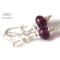 Delightfully Damson Earrings-
