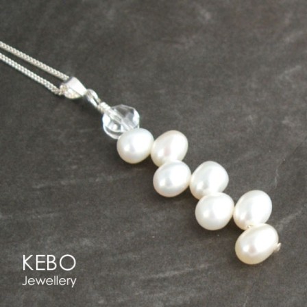 Diamonds & Pearls Necklace-