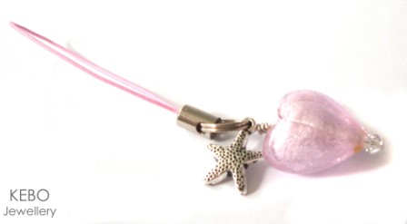 Heart & Starfish Dangle-