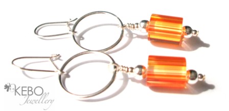 Orange Crush Earrings-