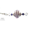 Raspberry Swirl Necklace-